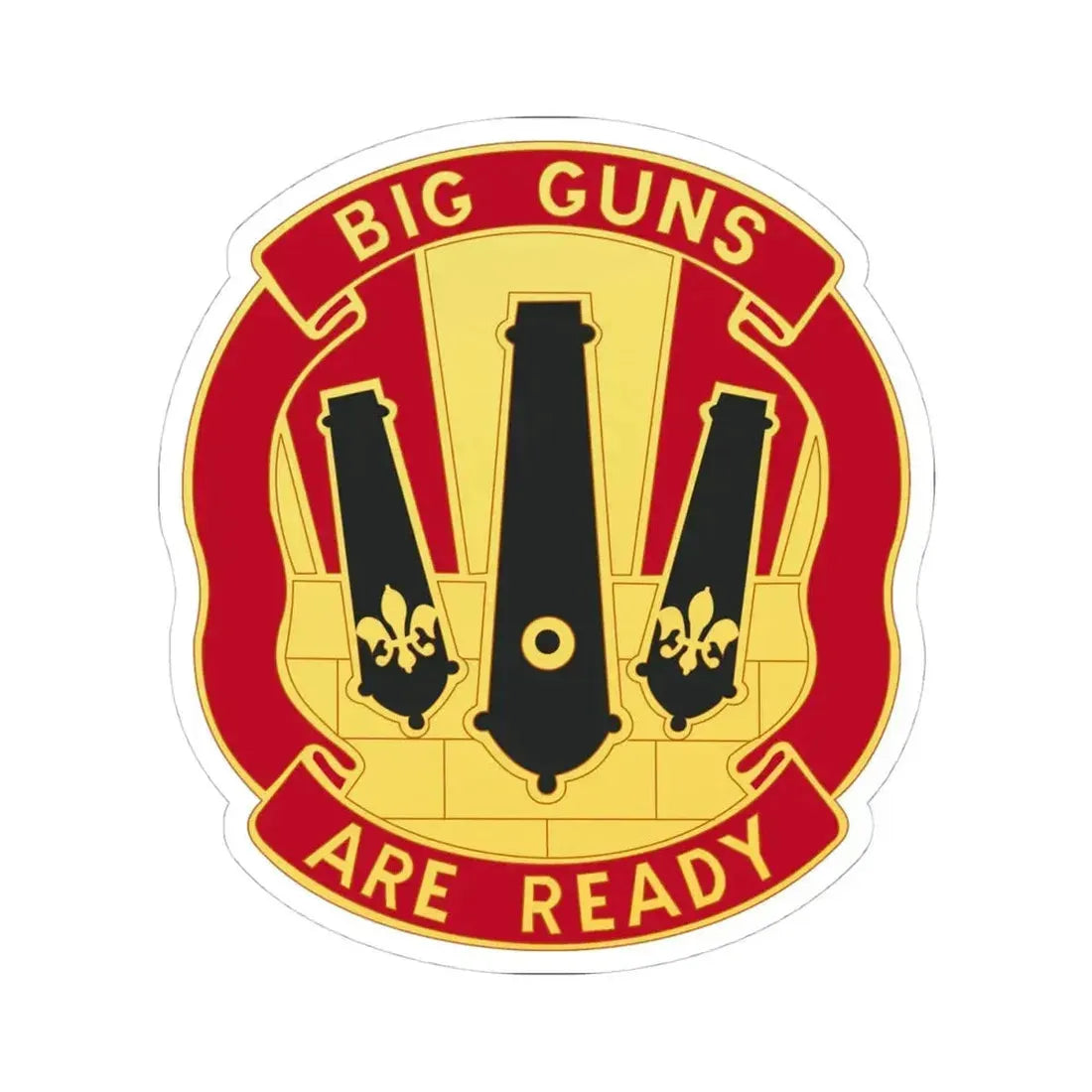 52nd Artillery Group (U.S. Army) STICKER Vinyl Kiss-Cut Decal 4 Inch White - The Sticker Space