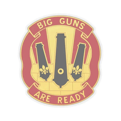 52nd Artillery Group (U.S. Army) STICKER Vinyl Kiss-Cut Decal 6 Inch Transparent - The Sticker Space