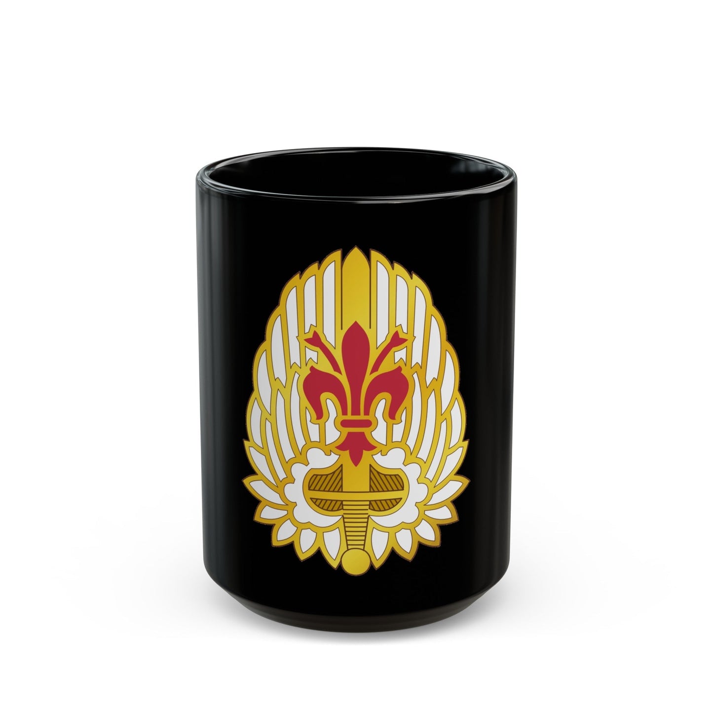 52nd Aviation Regiment (U.S. Army) Black Coffee Mug-15oz-The Sticker Space