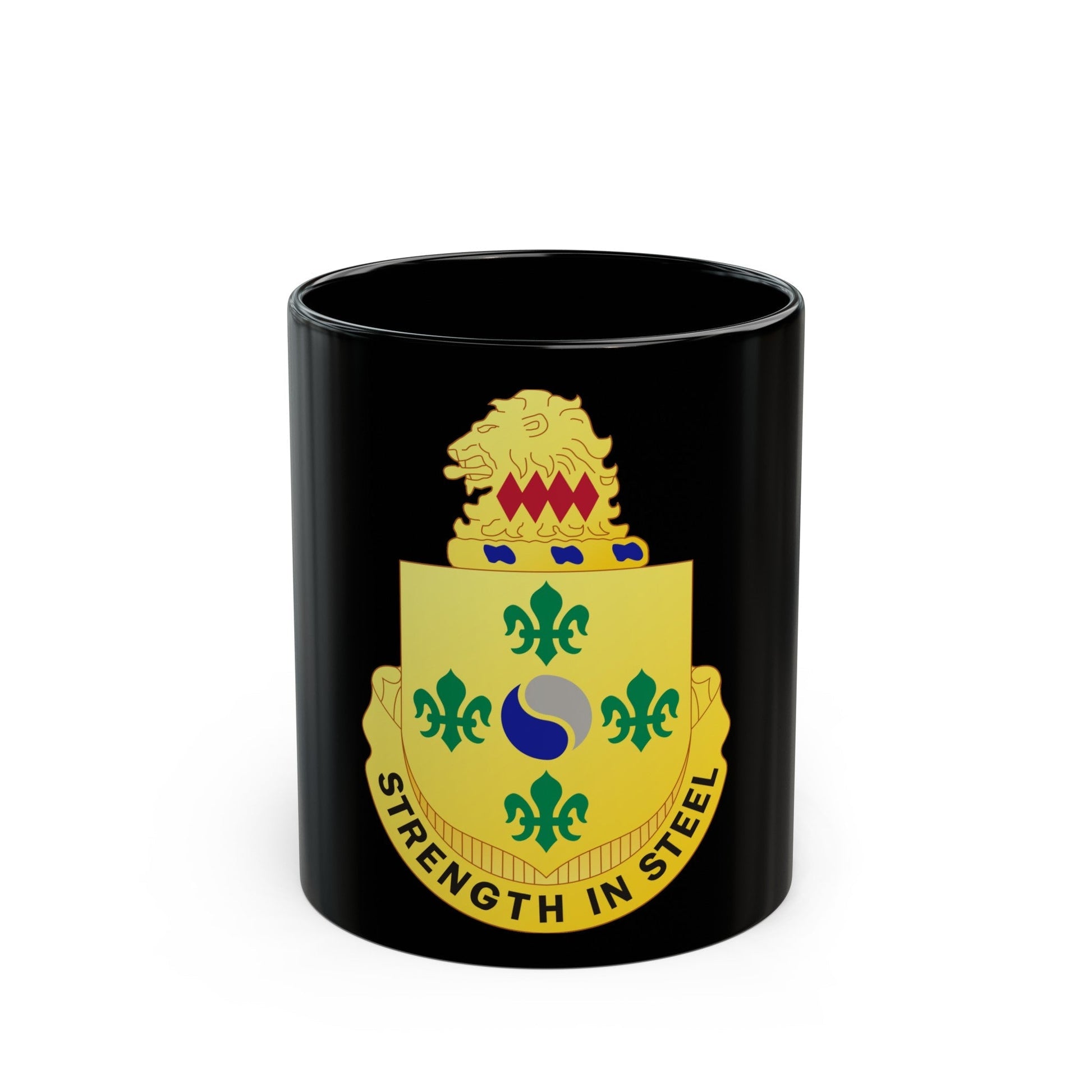 53 Armor Regiment (U.S. Army) Black Coffee Mug-11oz-The Sticker Space