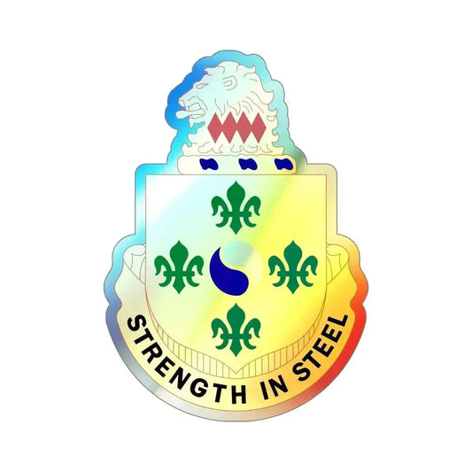 53 Armor Regiment (U.S. Army) Holographic STICKER Die-Cut Vinyl Decal 6 Inch Holographic - The Sticker Space
