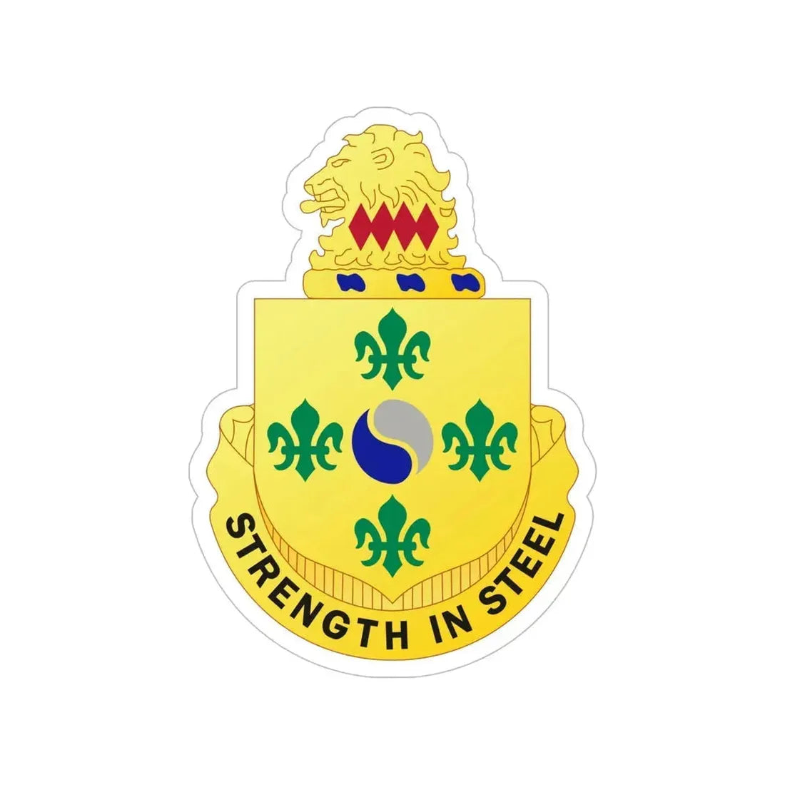 53 Armor Regiment (U.S. Army) Transparent STICKER Die-Cut Vinyl Decal - The Sticker Space