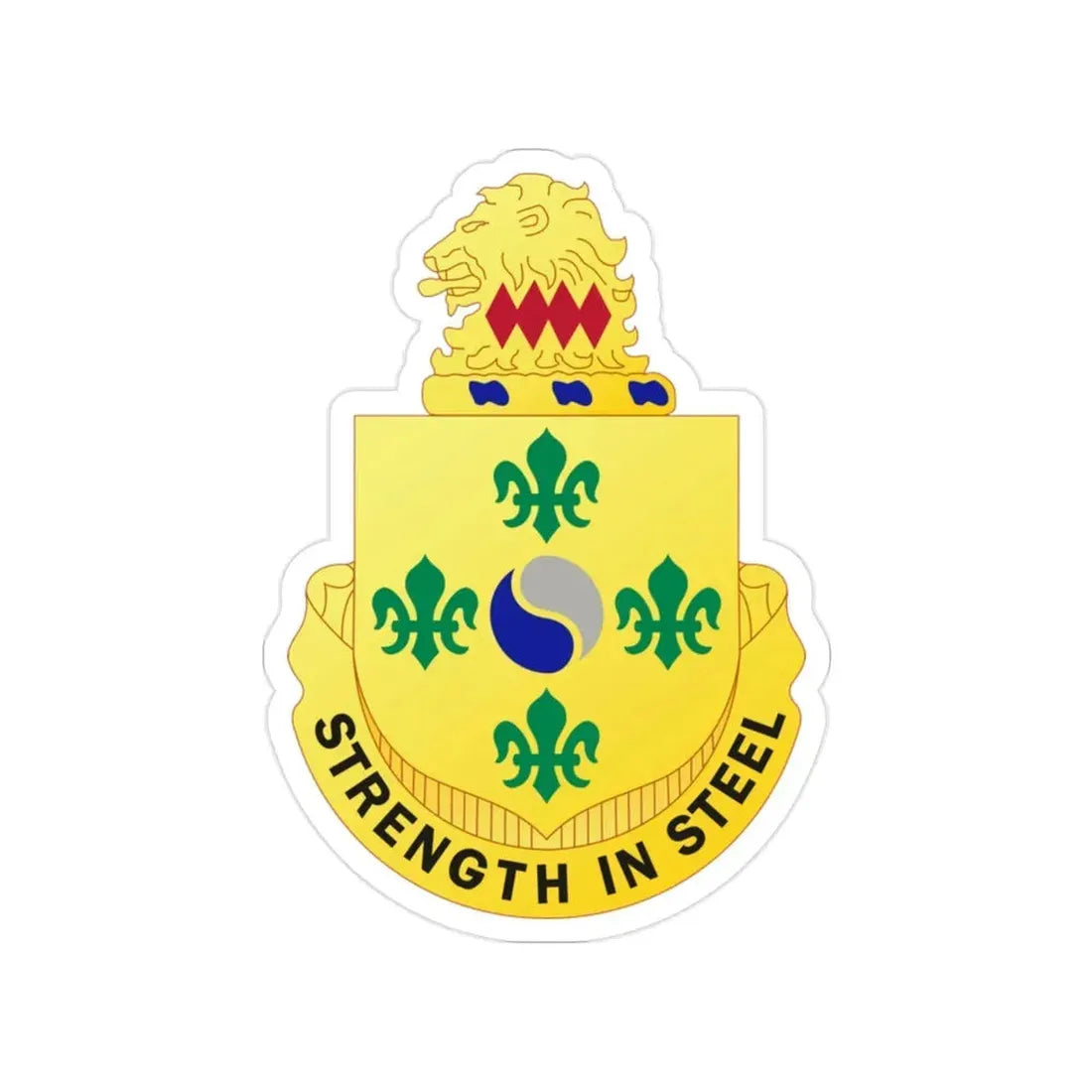 53 Armor Regiment (U.S. Army) Transparent STICKER Die-Cut Vinyl Decal - The Sticker Space