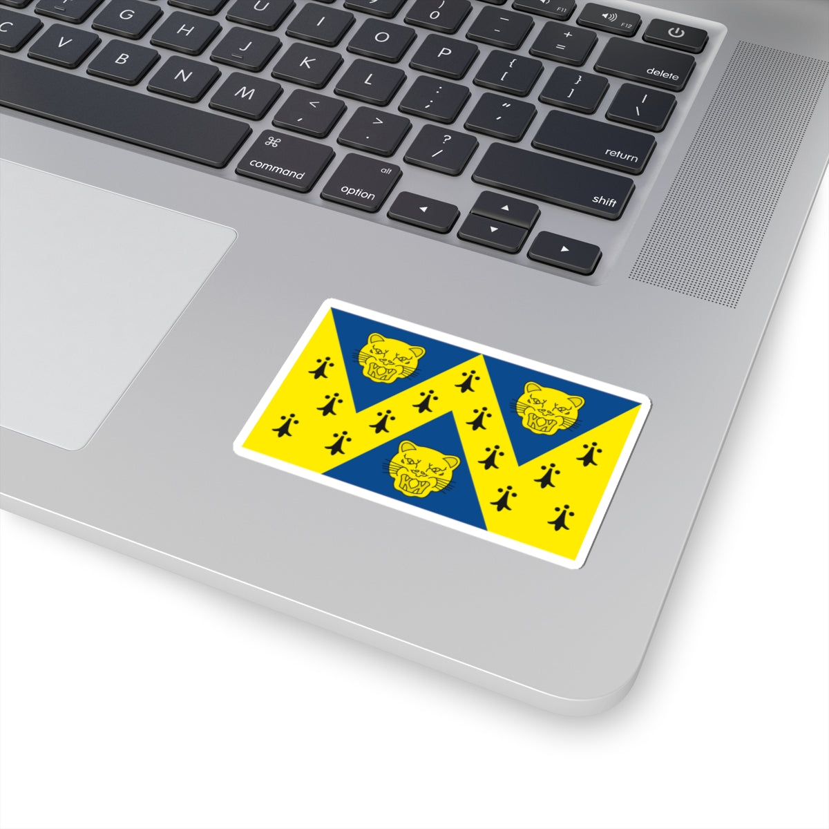 Flag of Shropshire (England) STICKER Vinyl Kiss-Cut Decal