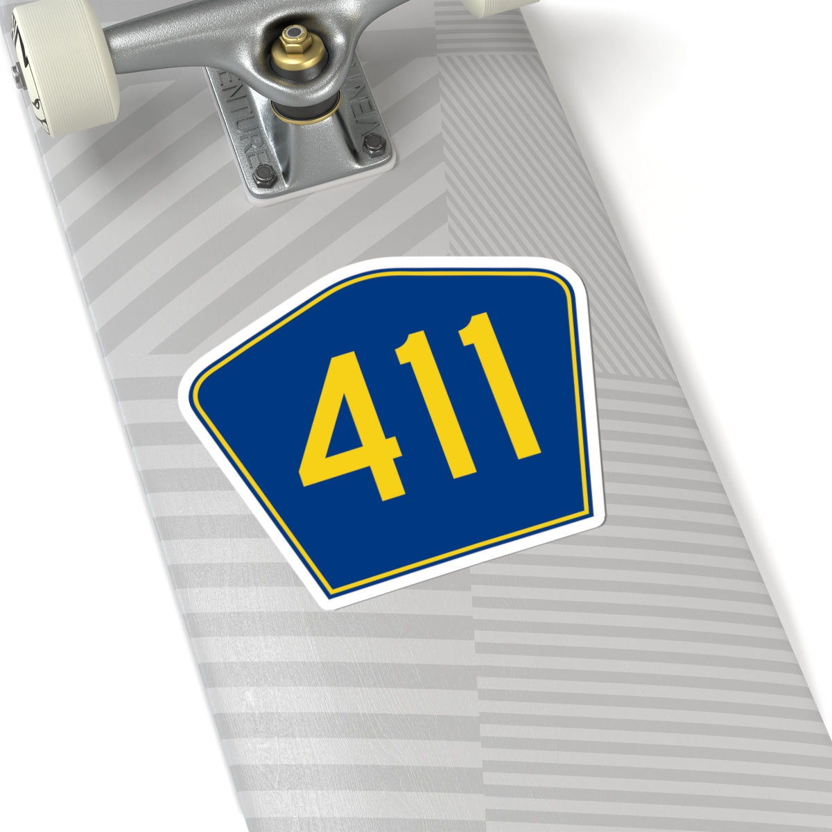 PR secondary 411 (Puerto Rico) (Road Sign) STICKER Vinyl Kiss-Cut Decal