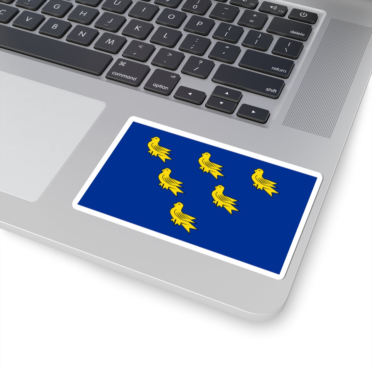 Flag of Sussex (England) STICKER Vinyl Kiss-Cut Decal