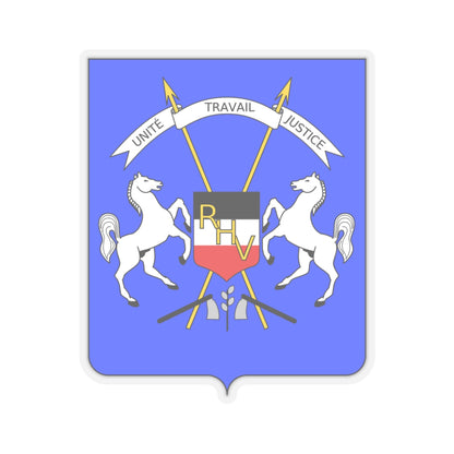 Coat of arms of Upper Volta - STICKER Vinyl Kiss-Cut Decal