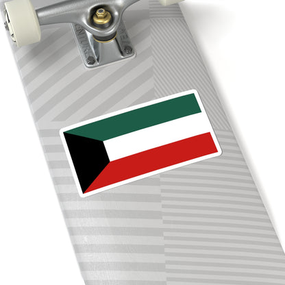 Flag of Kuwait Variant (Kuwait) STICKER Vinyl Kiss-Cut Decal