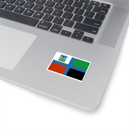 Flag of Belgorod Oblast Light color (Russia) STICKER Vinyl Kiss-Cut Decal