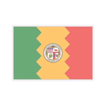 Flag of Los Angeles, California - STICKER Vinyl Kiss-Cut Decal