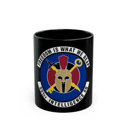 531 Intelligence Squadron ACC (U.S. Air Force) Black Coffee Mug-11oz-The Sticker Space