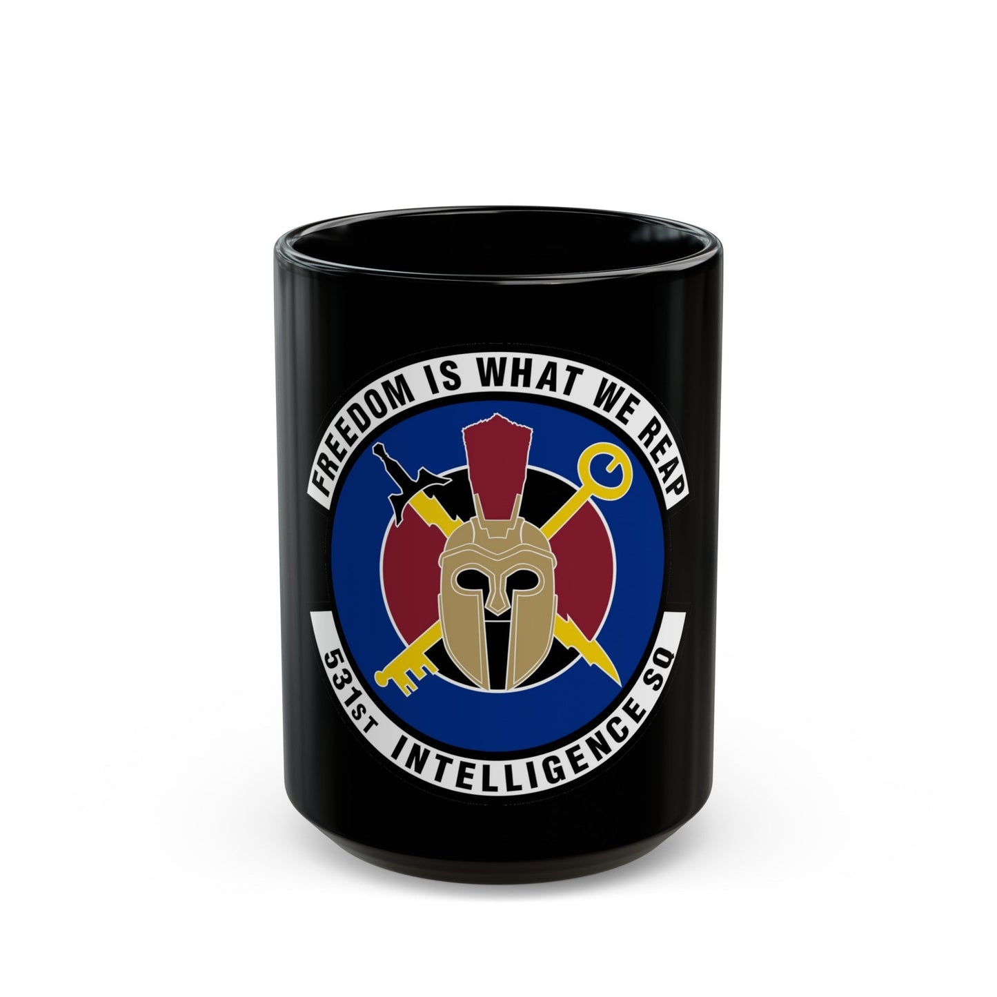 531 Intelligence Squadron ACC (U.S. Air Force) Black Coffee Mug-15oz-The Sticker Space