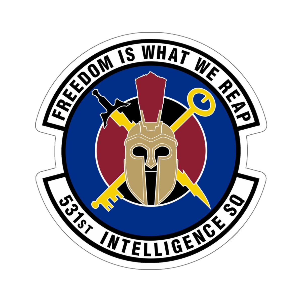 531 Intelligence Squadron ACC (U.S. Air Force) STICKER Vinyl Die-Cut Decal-White-The Sticker Space