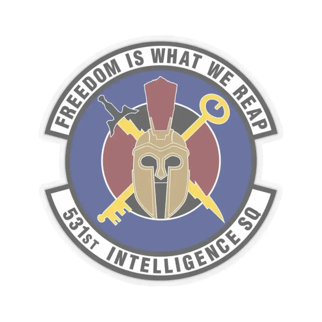 531 Intelligence Squadron ACC (U.S. Air Force) STICKER Vinyl Kiss-Cut Decal 2 Inch Transparent - The Sticker Space