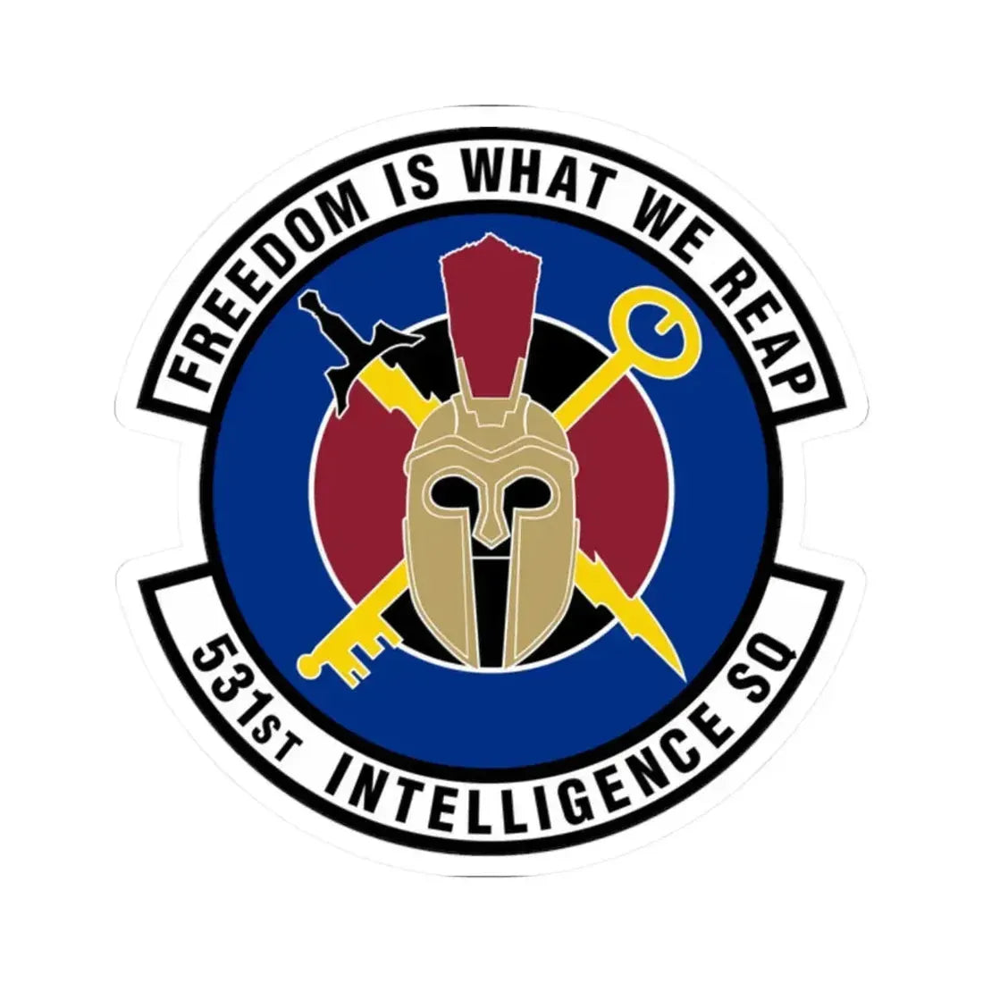 531 Intelligence Squadron ACC (U.S. Air Force) STICKER Vinyl Kiss-Cut Decal 2 Inch White - The Sticker Space