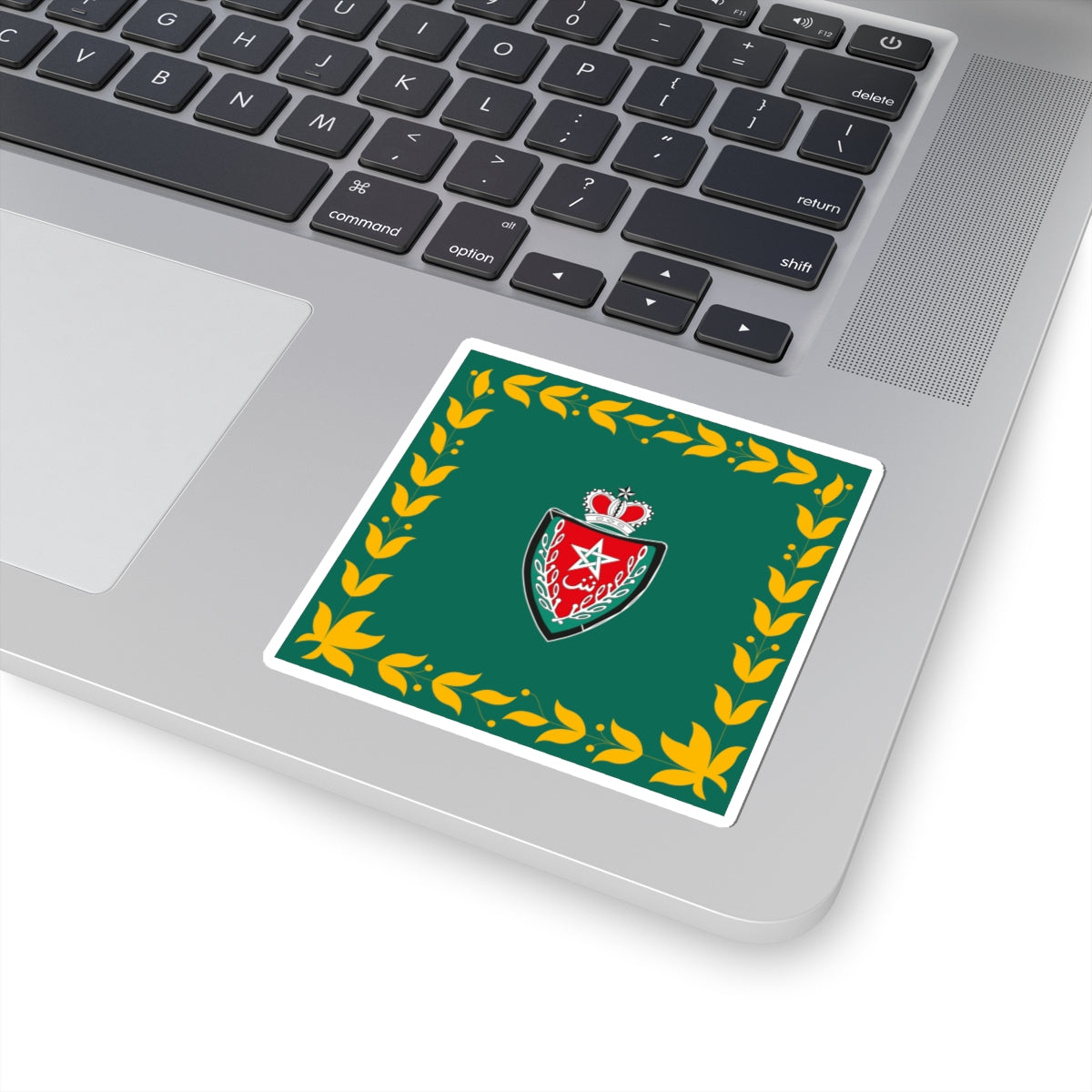 Flag of the DGSN (Morocco) STICKER Vinyl Kiss-Cut Decal
