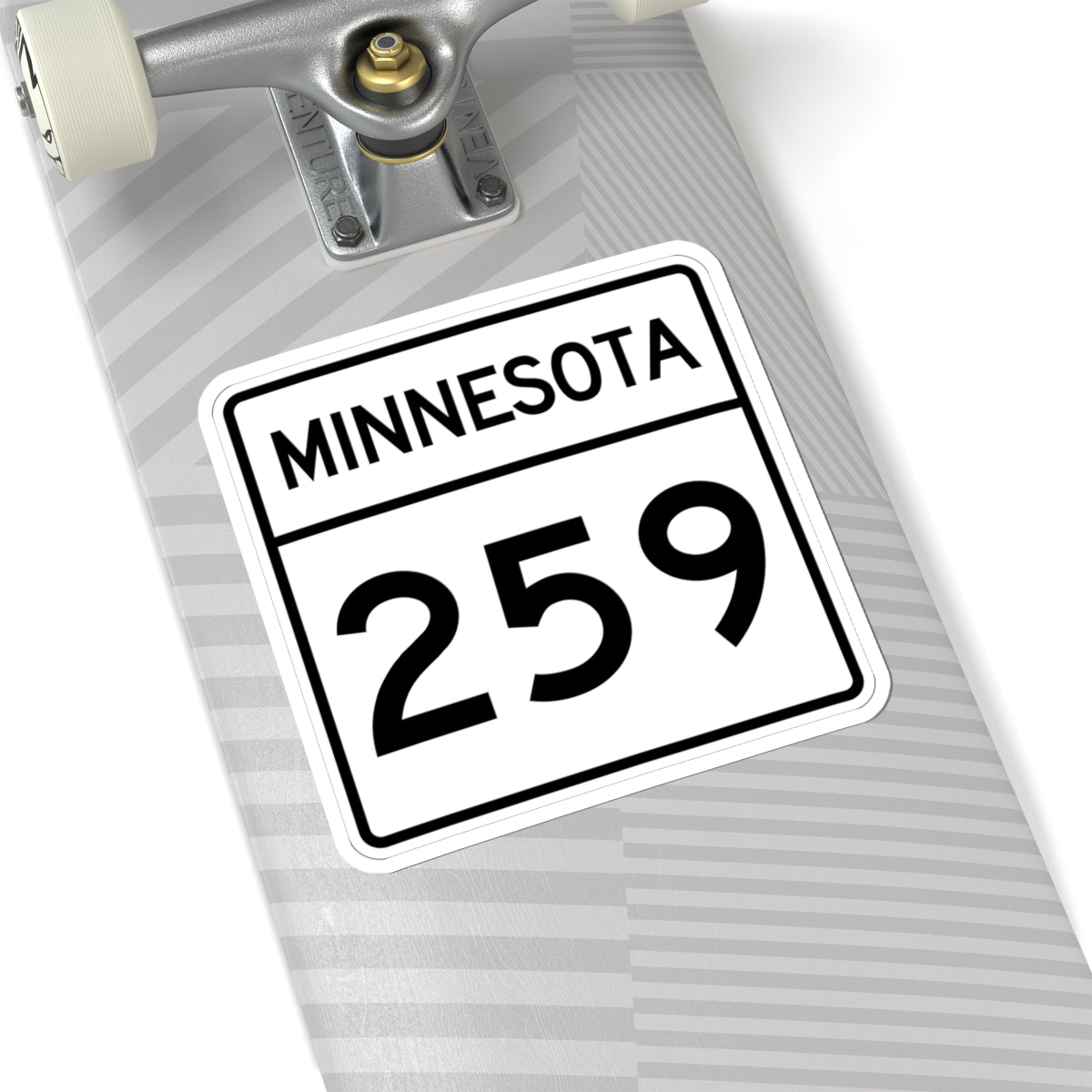 MN-259 1948 (Minnesota) (Road Sign) STICKER Vinyl Kiss-Cut Decal