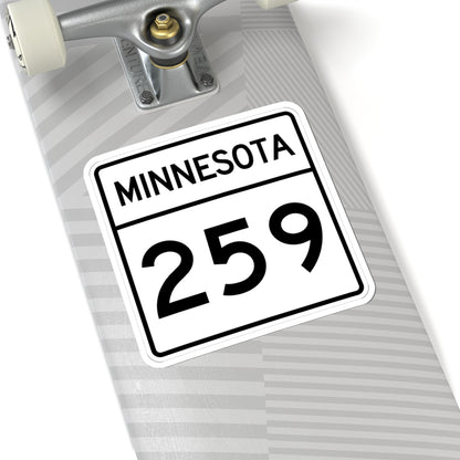 MN-259 1948 (Minnesota) (Road Sign) STICKER Vinyl Kiss-Cut Decal