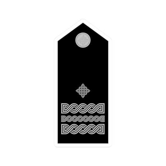 Naramenica svečane odore brigadnog generala HRZ i PZO (Croatia) (Military Rank) STICKER Vinyl Kiss-Cut Decal