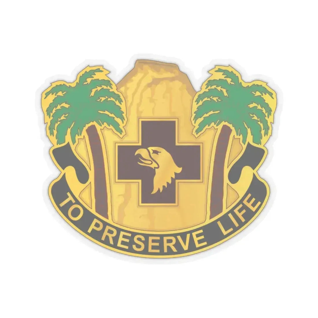 531st Hospital Center (U.S. Army) STICKER Vinyl Kiss-Cut Decal 2 Inch Transparent - The Sticker Space