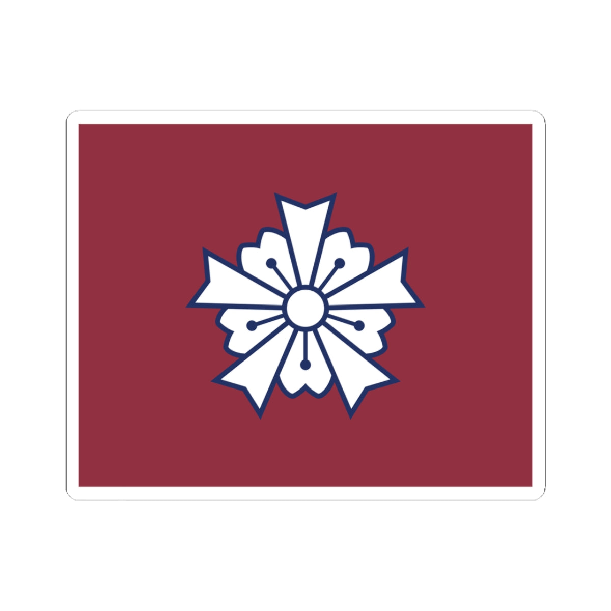 Flag of Keibōdan (Japan) STICKER Vinyl Kiss-Cut Decal