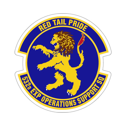 532d Expeditionary Operations Support Squadron (U.S. Air Force) STICKER Vinyl Die-Cut Decal-White-The Sticker Space