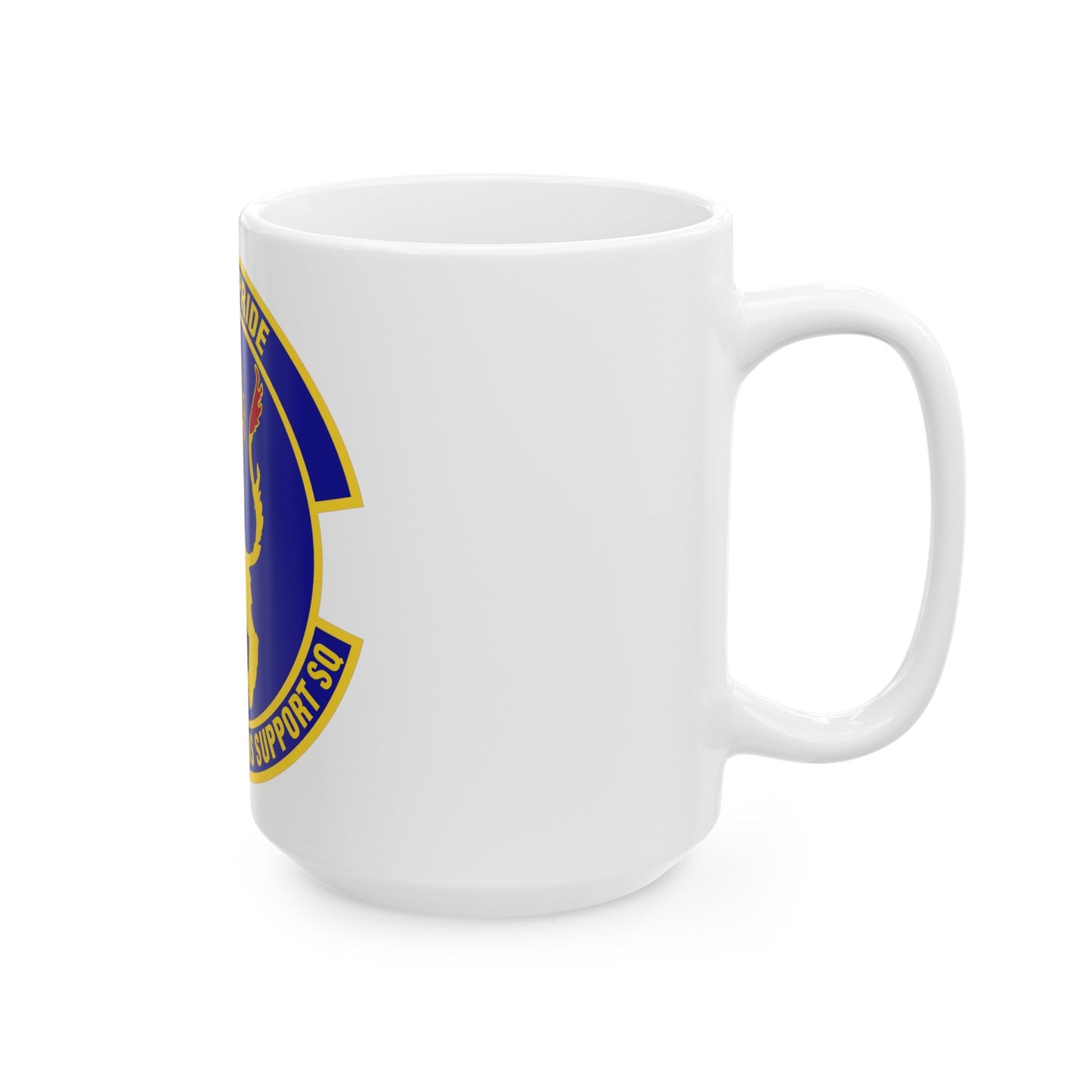 532d Expeditionary Operations Support Squadron (U.S. Air Force) White Coffee Mug-The Sticker Space