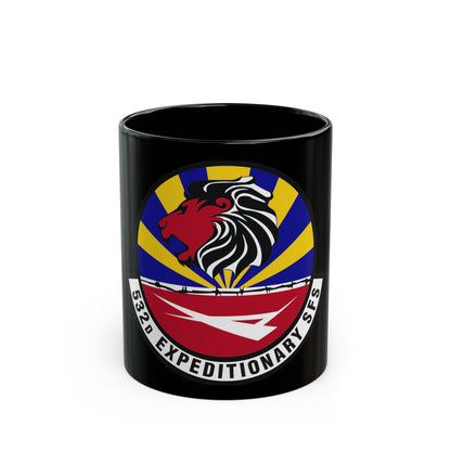 532d Expeditionary Security Forces Squadron (U.S. Air Force) Black Coffee Mug-11oz-The Sticker Space