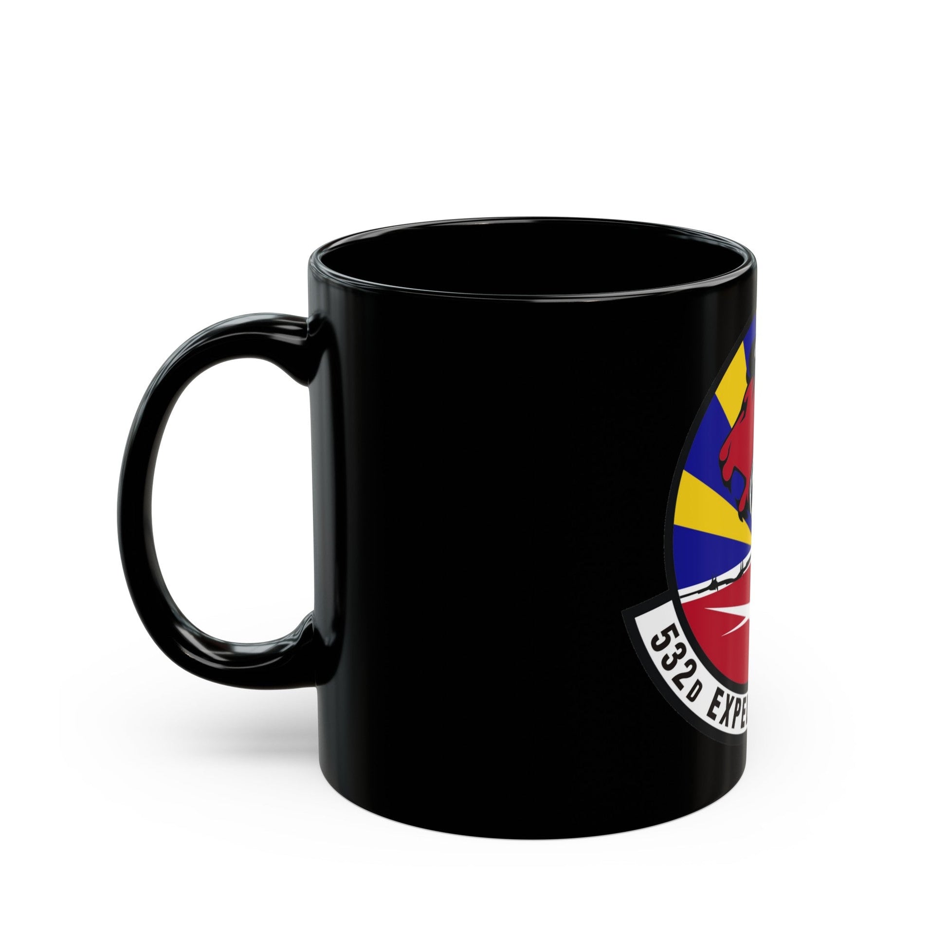 532d Expeditionary Security Forces Squadron (U.S. Air Force) Black Coffee Mug-The Sticker Space