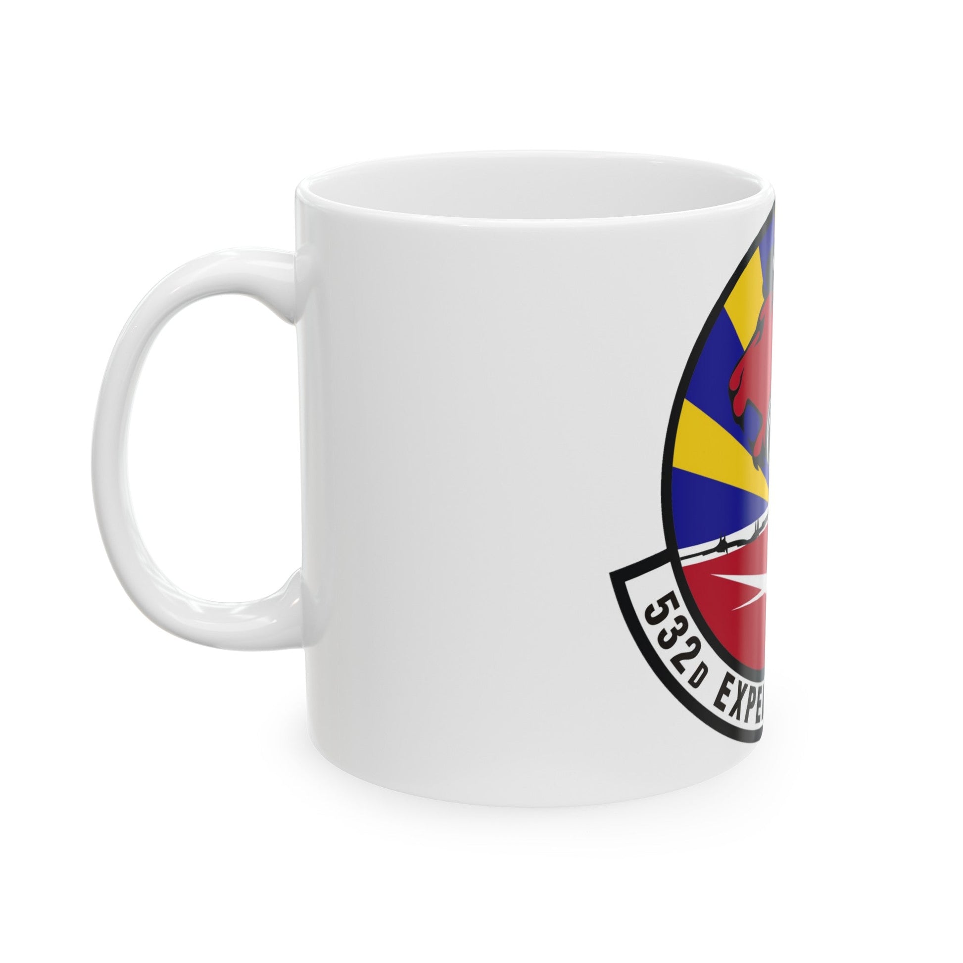 532d Expeditionary Security Forces Squadron (U.S. Air Force) White Coffee Mug-The Sticker Space
