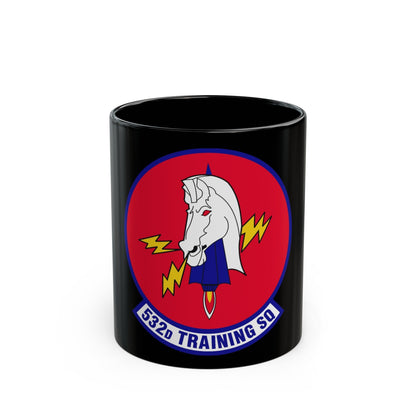 532d Training Squadron (U.S. Air Force) Black Coffee Mug-11oz-The Sticker Space