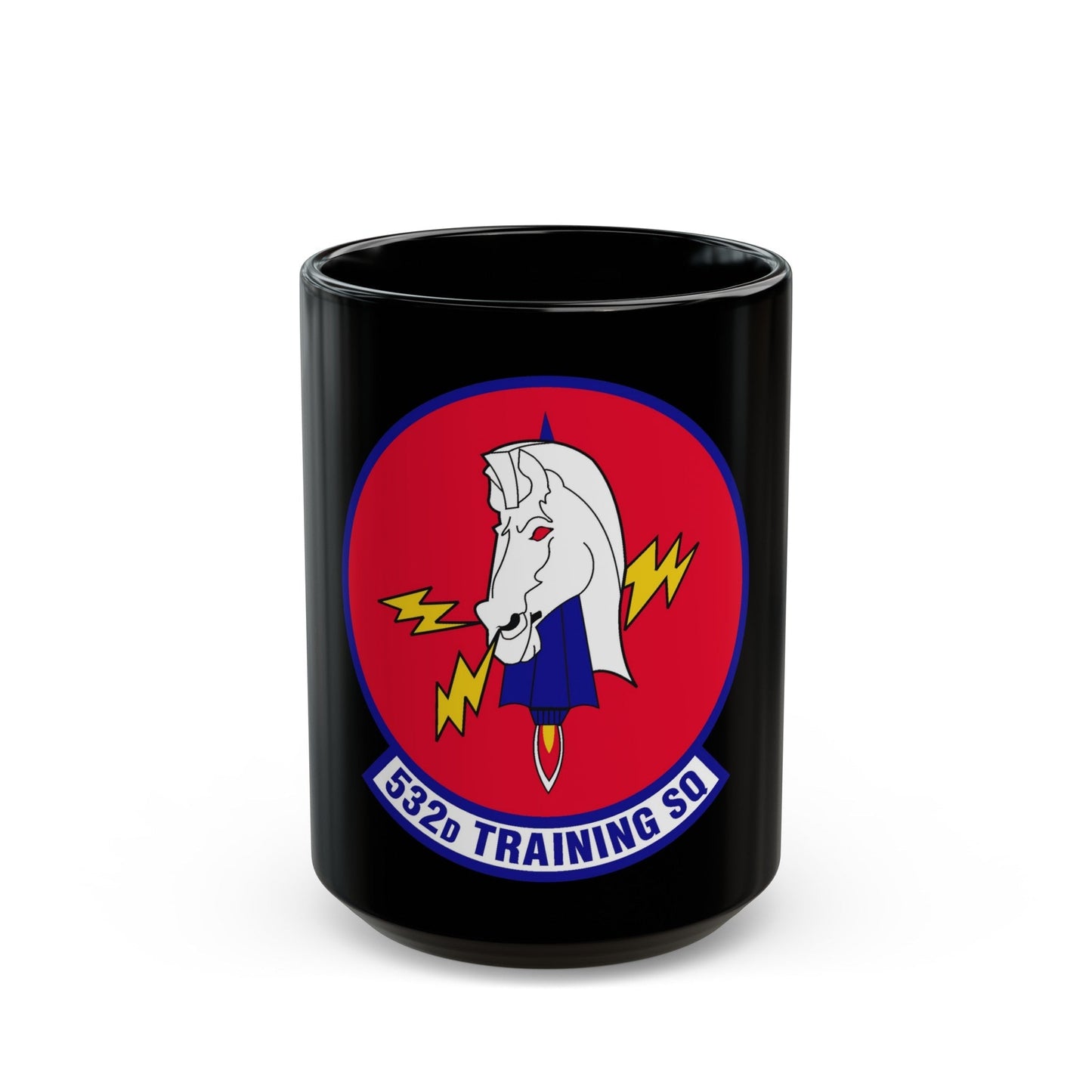 532d Training Squadron (U.S. Air Force) Black Coffee Mug-15oz-The Sticker Space