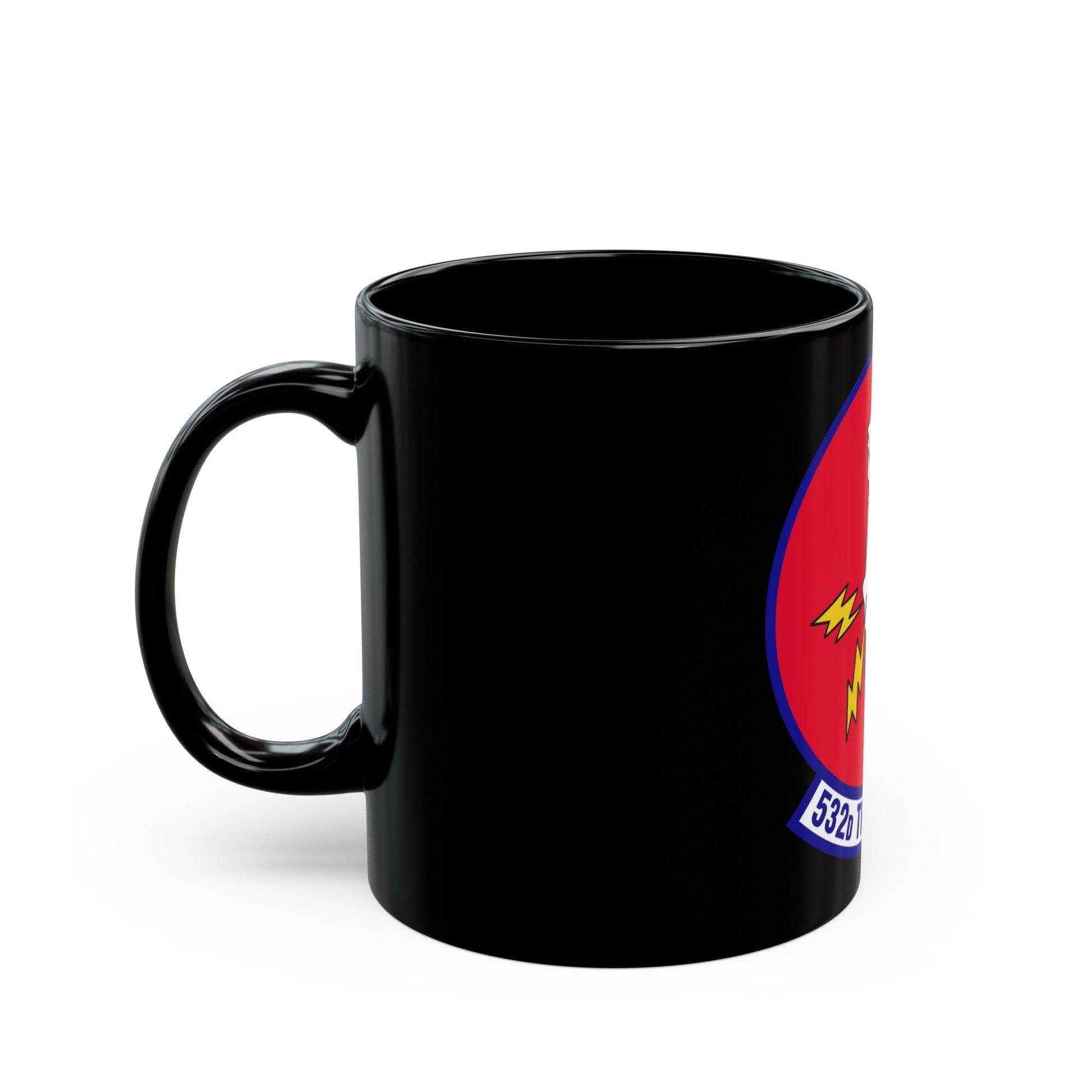 532d Training Squadron (U.S. Air Force) Black Coffee Mug-The Sticker Space