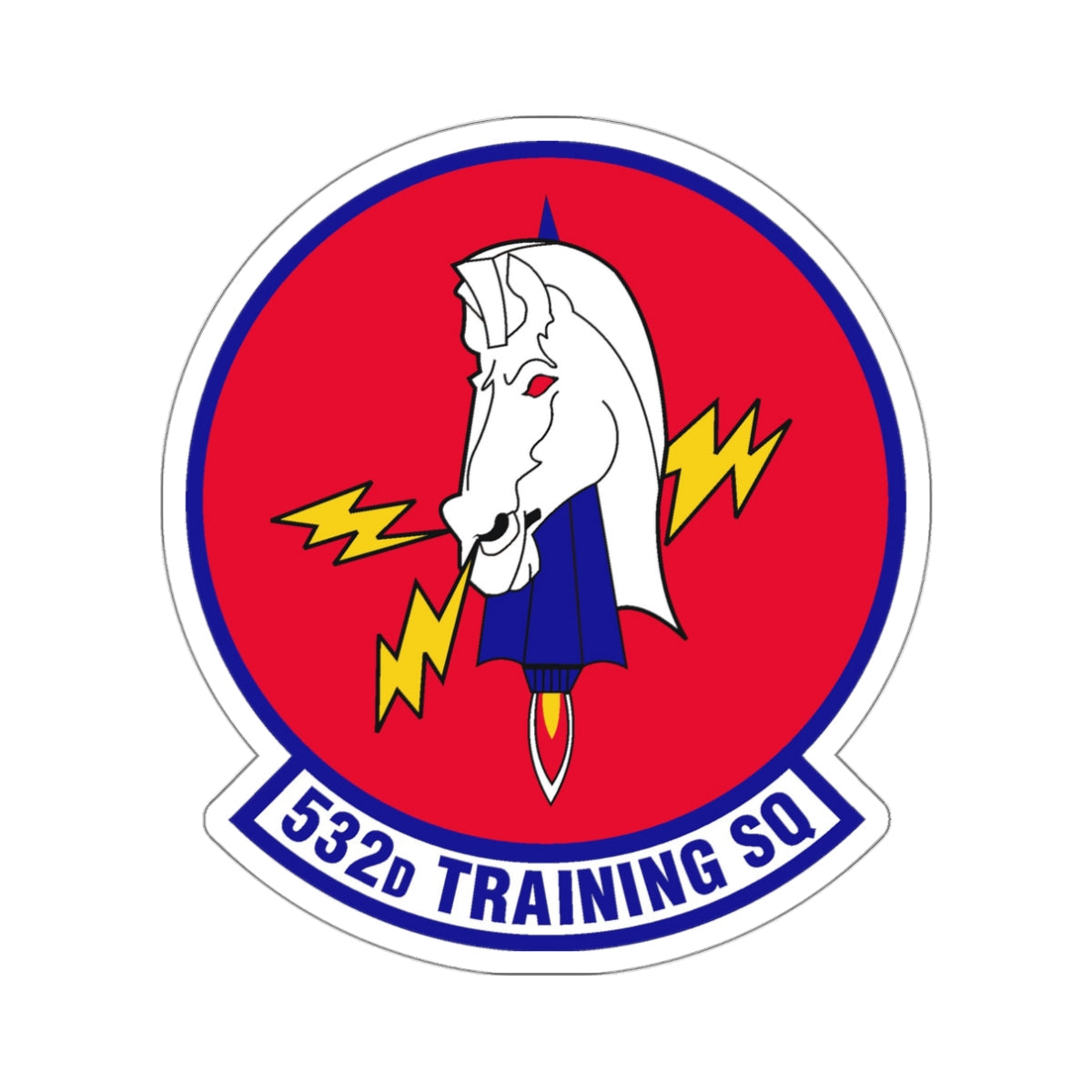 532d Training Squadron (U.S. Air Force) STICKER Vinyl Die-Cut Decal-White-The Sticker Space