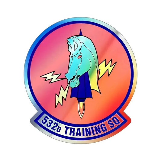 532d Training Squadron (U.S. Air Force) Holographic STICKER Die-Cut Vinyl Decal 6 Inch Holographic - The Sticker Space