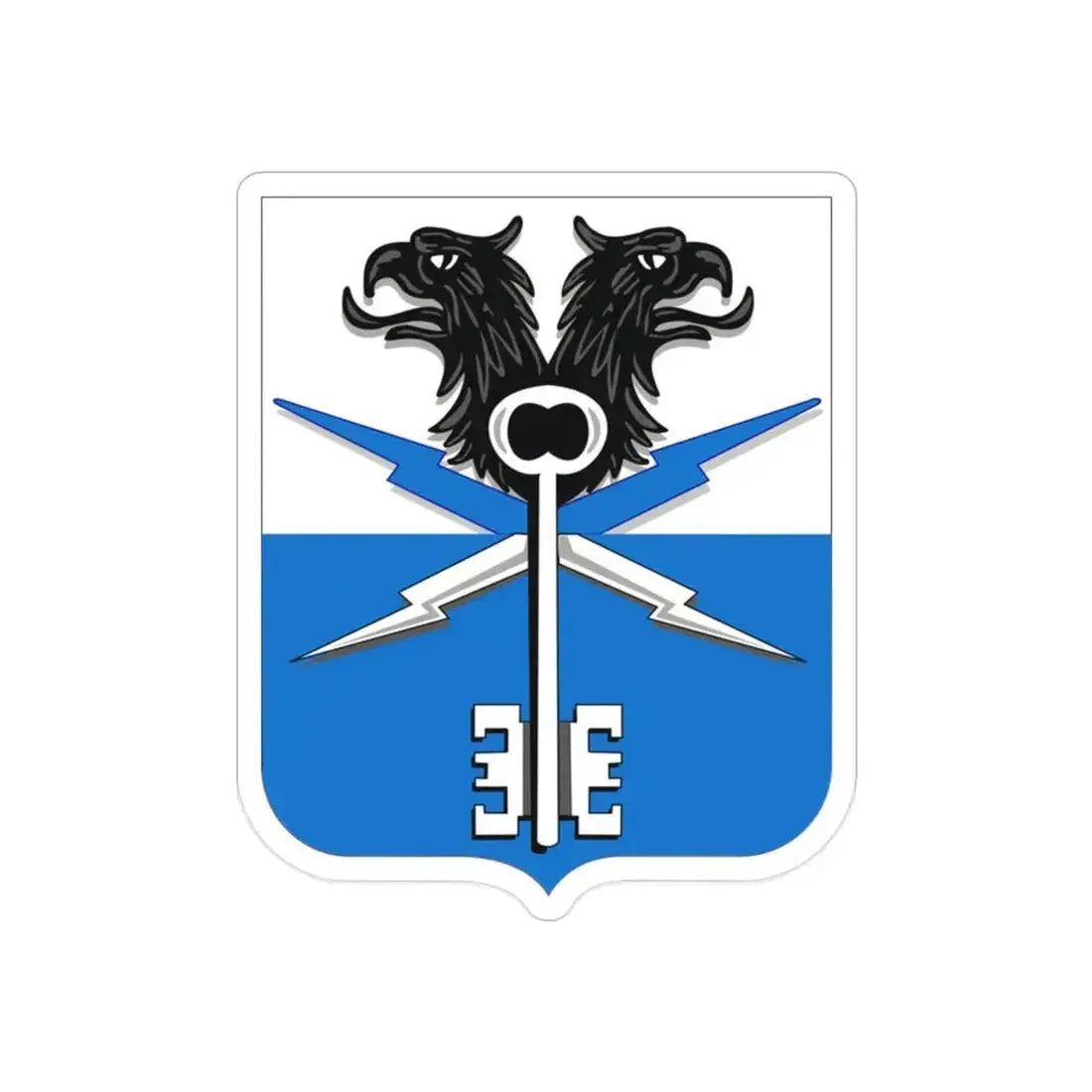 533 Military Intelligence Battalion 2 (U.S. Army) REVERSE PRINT Transparent Die-Cut STICKER 2 Inch Die-Cut Transparent - The Sticker Space