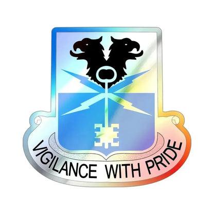 533 Military Intelligence Battalion (U.S. Army) Holographic STICKER Die-Cut Vinyl Decal 5 Inch Holographic - The Sticker Space
