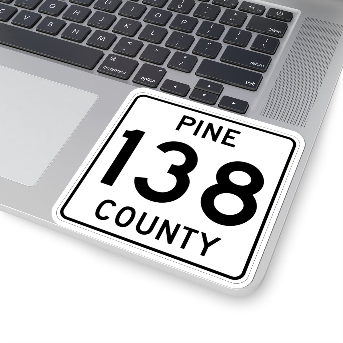 Pine County Route 138 MN (Minnesota) (Road Sign) STICKER Vinyl Kiss-Cut Decal