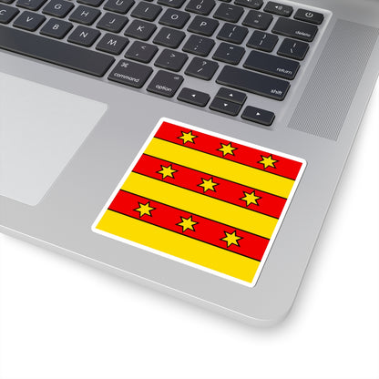 CHE Bezirk Rheinfelden Flag (Switzerland) STICKER Vinyl Kiss-Cut Decal