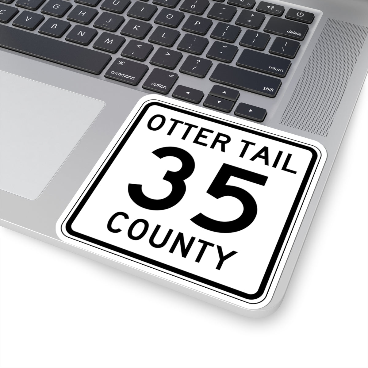 Otter Tail County Route 35 MN (Minnesota) (Road Sign) STICKER Vinyl Kiss-Cut Decal