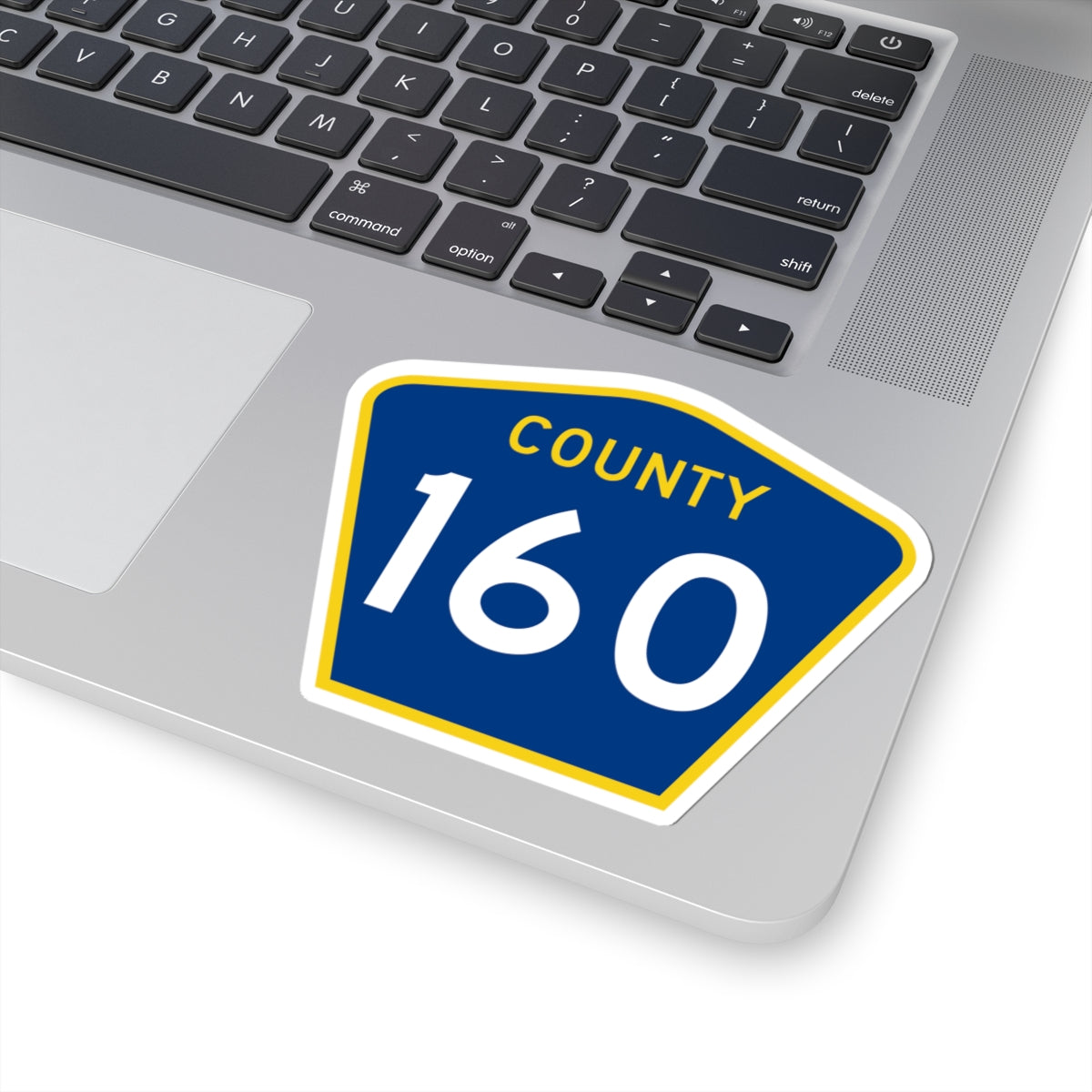 County 160 MN (Minnesota) (Road Sign) STICKER Vinyl Kiss-Cut Decal