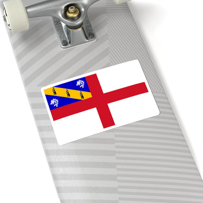 Flag of Herm (United Kingdom) STICKER Vinyl Kiss-Cut Decal