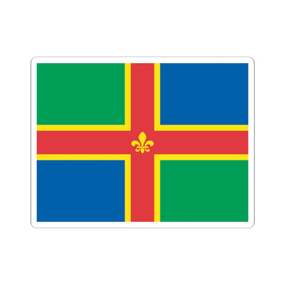 Flag of Lincolnshire (England) STICKER Vinyl Kiss-Cut Decal