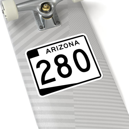 Arizona 280 (Arizona) (Road Sign) STICKER Vinyl Kiss-Cut Decal