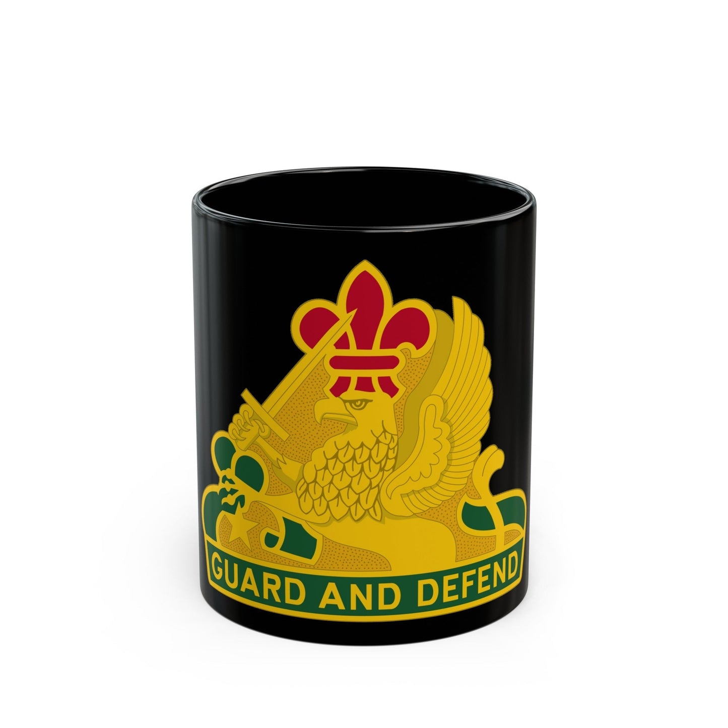 535 Military Police Battalion (U.S. Army) Black Coffee Mug-11oz-The Sticker Space