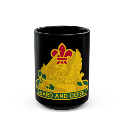 535 Military Police Battalion (U.S. Army) Black Coffee Mug-15oz-The Sticker Space