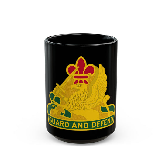 535 Military Police Battalion (U.S. Army) Black Coffee Mug-15oz-The Sticker Space