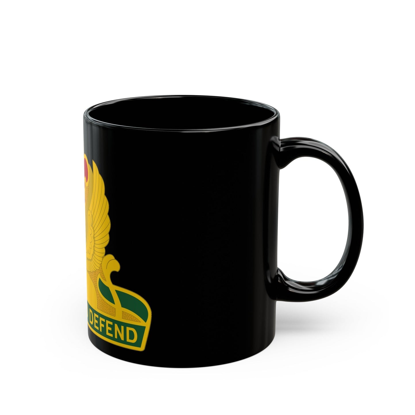 535 Military Police Battalion (U.S. Army) Black Coffee Mug-The Sticker Space