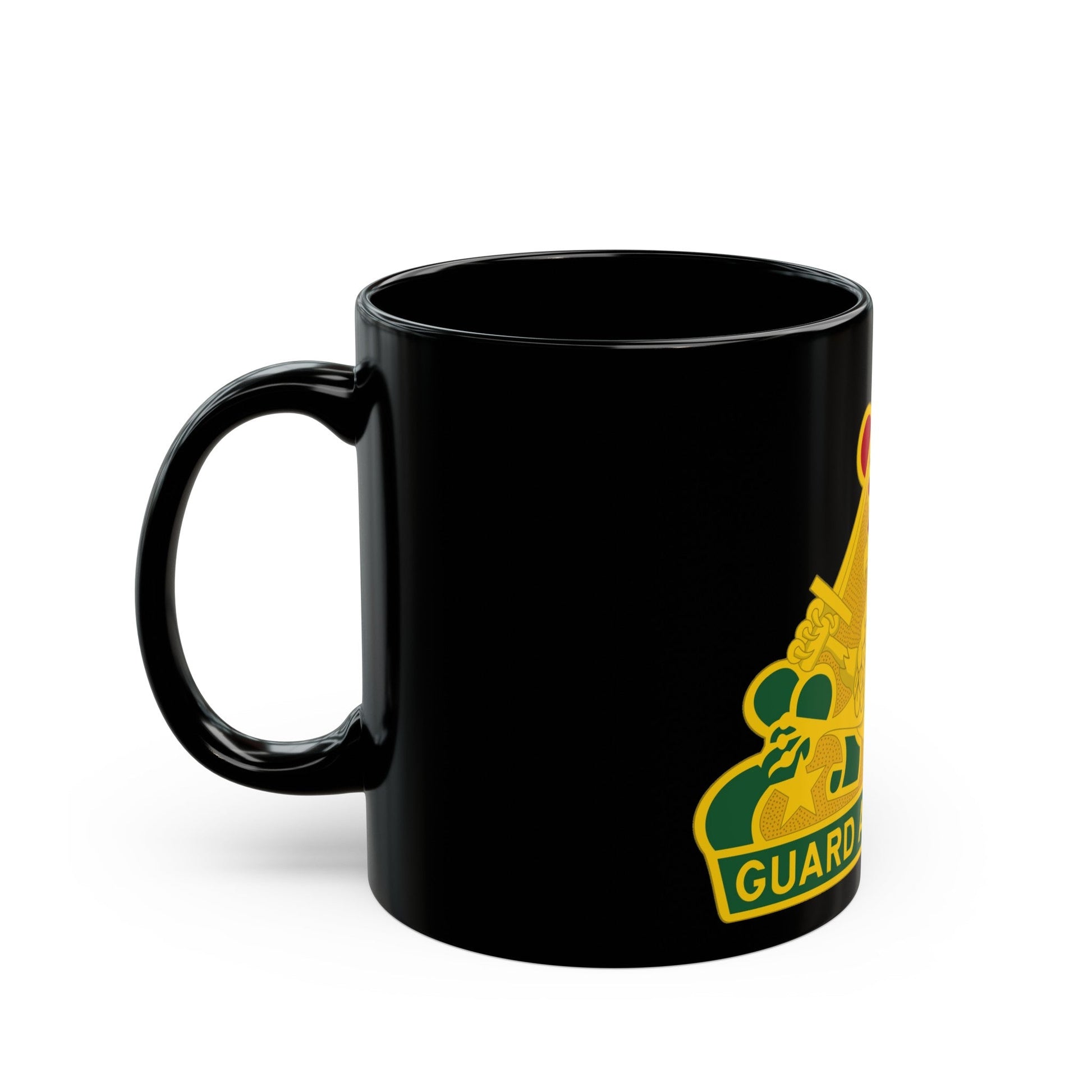 535 Military Police Battalion (U.S. Army) Black Coffee Mug-The Sticker Space