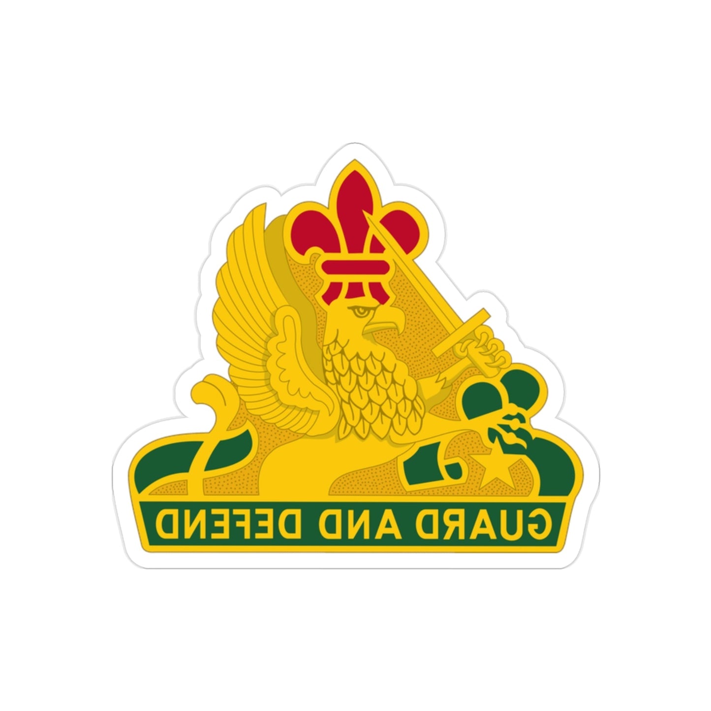 535 Military Police Battalion (U.S. Army) REVERSE PRINT Transparent STICKER-2 Inch-The Sticker Space